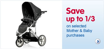 Save up to 1/3 on selected mother & baby products